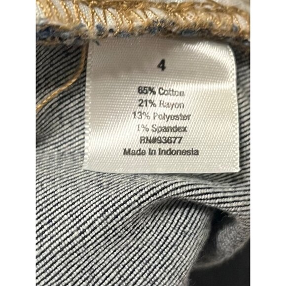 A.n.a Skinny Ankle Jeans Size 4 Dark Wash Denim Stretch Casual - Picture 4 of 4